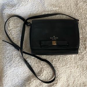 Kate Spade Black Leather Crossbody Bag